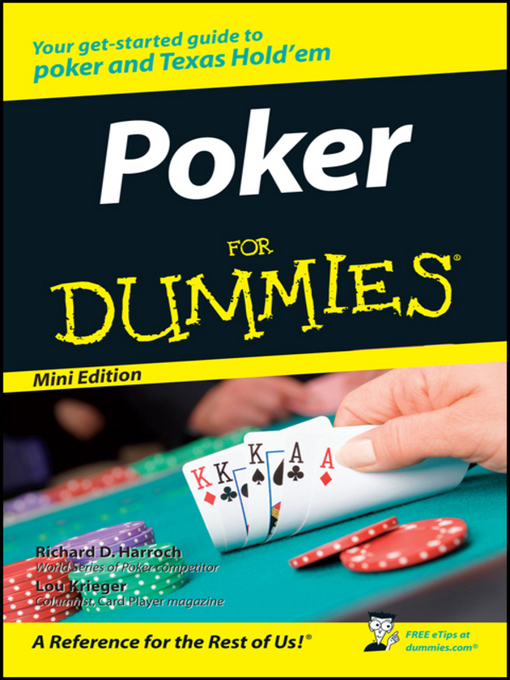 Title details for Poker For Dummies by Richard D. Harroch - Available